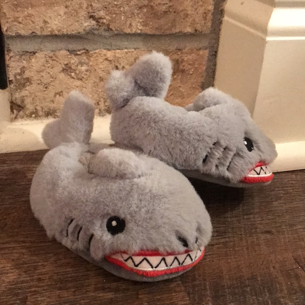 NWOT! Shark slippers